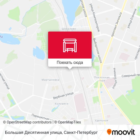 Карта Большая Десятинная улица
