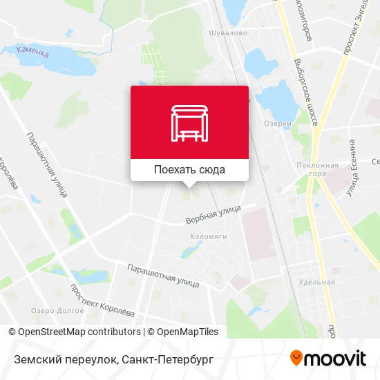 Карта Земский переулок