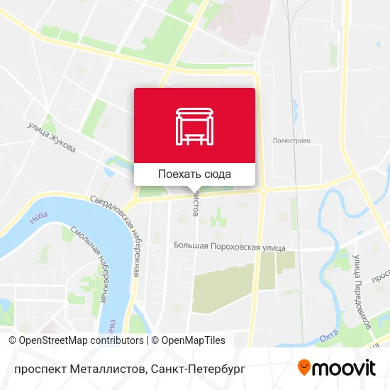 Карта проспект Металлистов