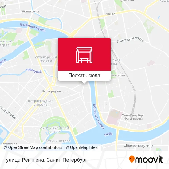 Карта улица Рентгена