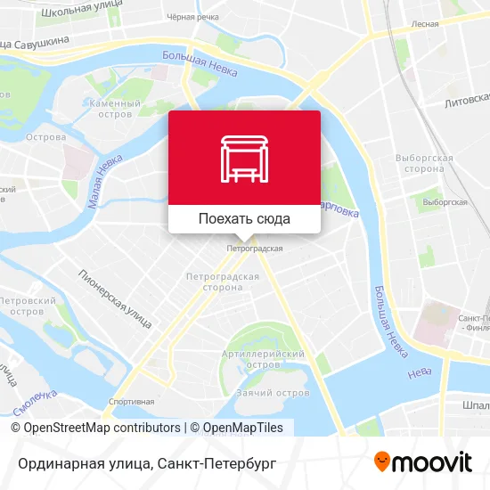 Карта Ординарная улица