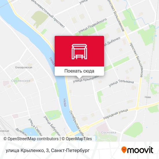 Карта улица Крыленко, 3