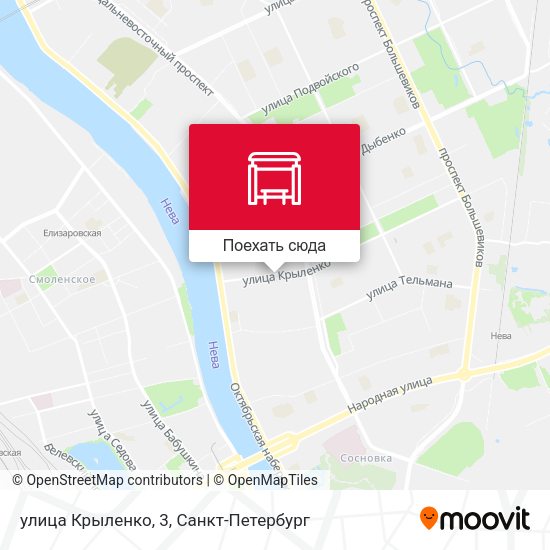 Карта улица Крыленко, 3