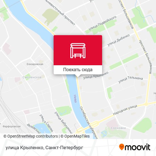 Карта улица Крыленко