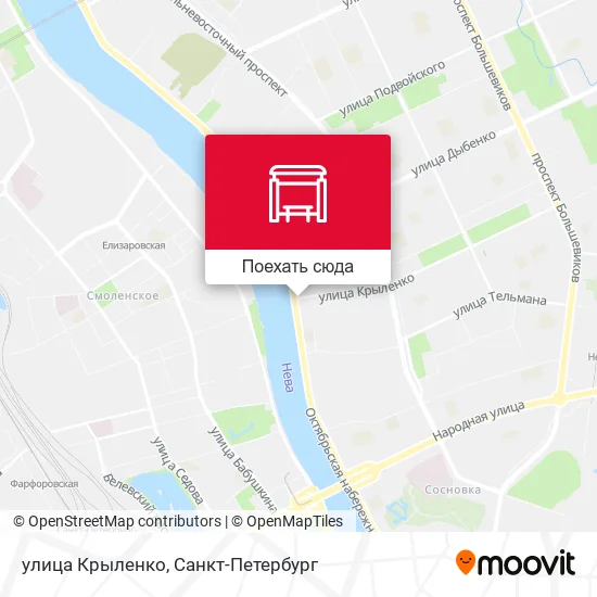 Карта улица Крыленко