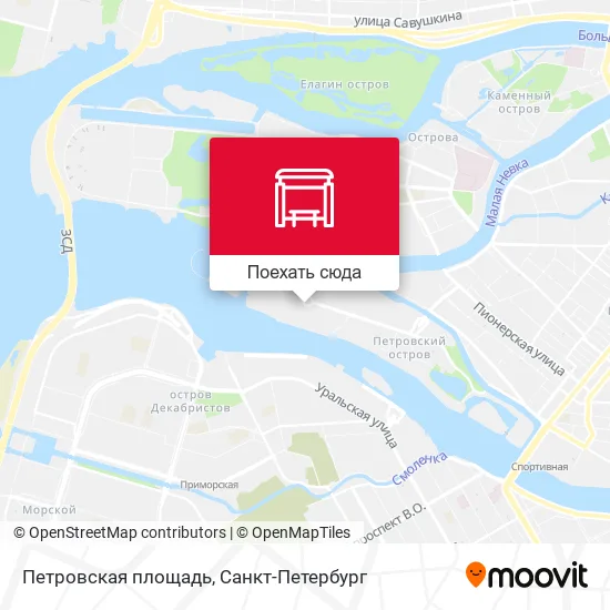 Карта Петровская площадь