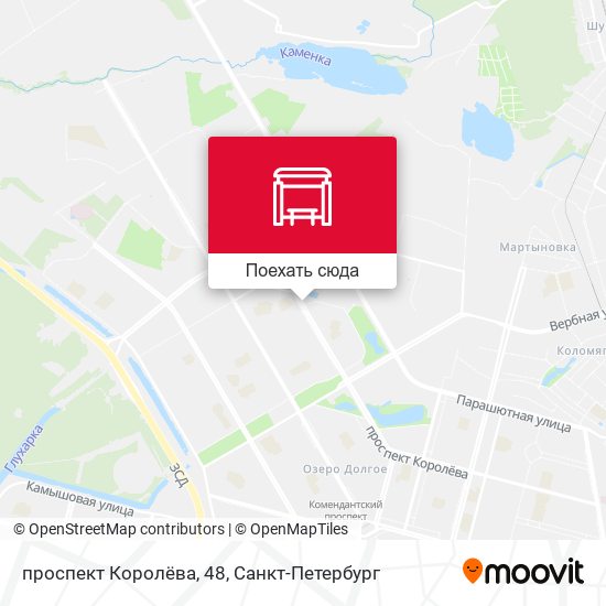 Карта проспект Королёва, 48