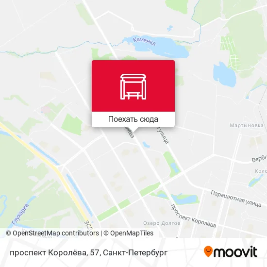 Карта проспект Королёва, 57