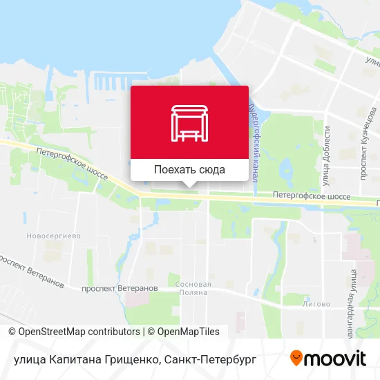 Карта улица Капитана Грищенко
