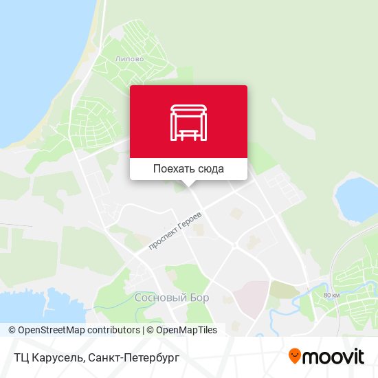 Карта ТЦ Карусель