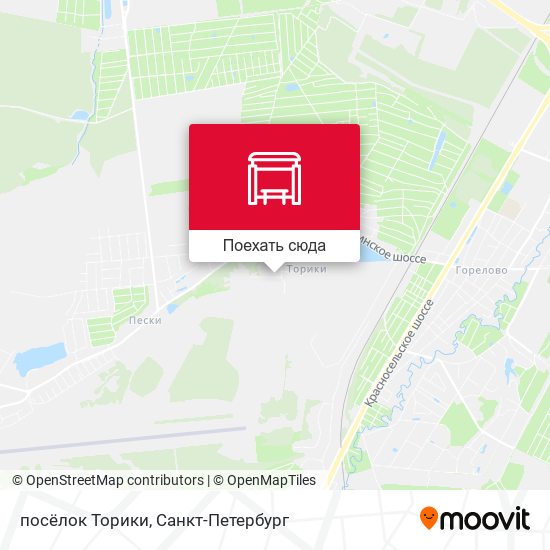 Карта посёлок Торики