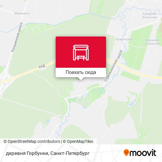 Карта деревня Горбунки