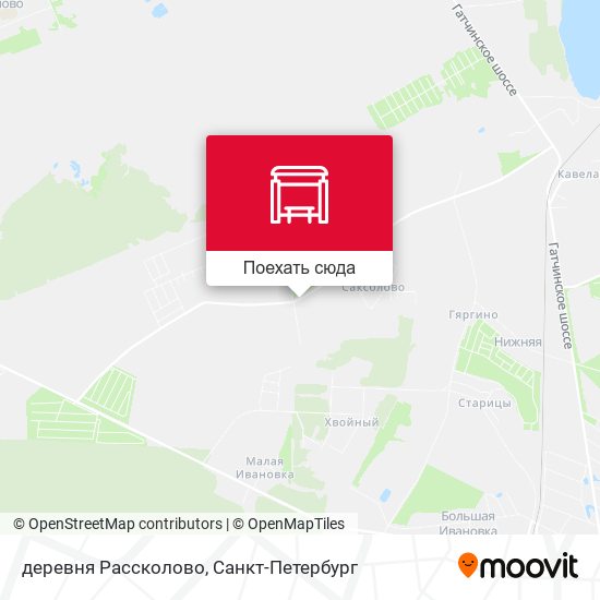 Карта деревня Рассколово