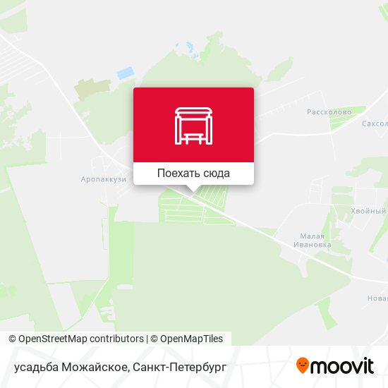 Карта усадьба Можайское