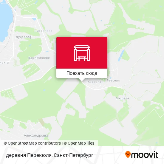 Карта деревня Перекюля
