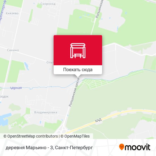 Карта деревня Марьино - 3