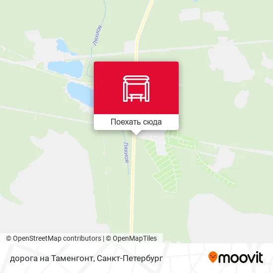 Карта дорога на Таменгонт
