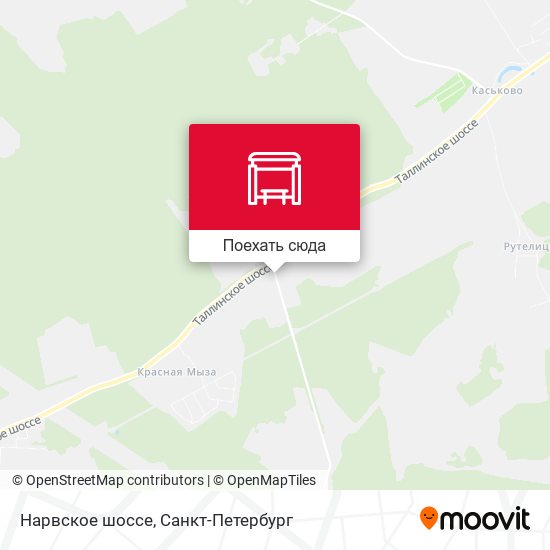 Карта Нарвское шоссе