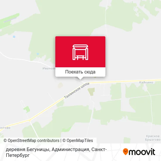 Карта деревня Бегуницы, Администрация