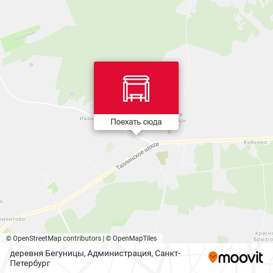 Карта деревня Бегуницы, Администрация
