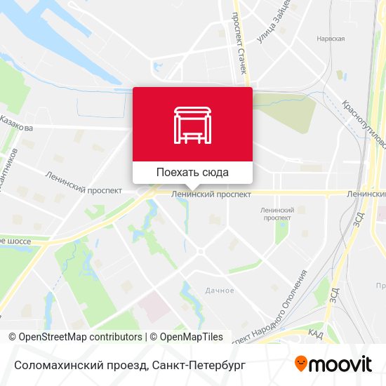Карта Соломахинский проезд