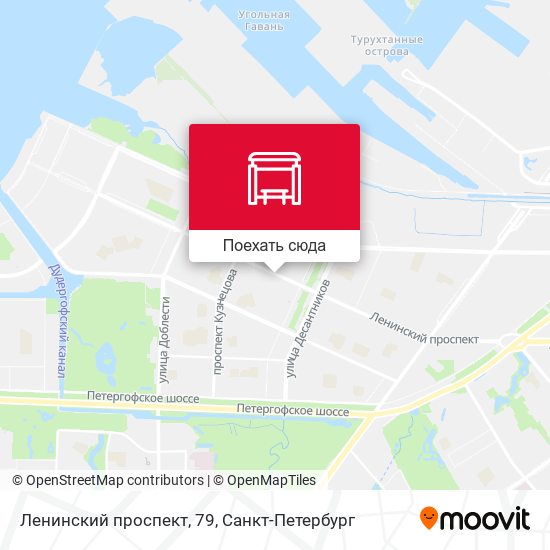 Карта Ленинский проспект, 79