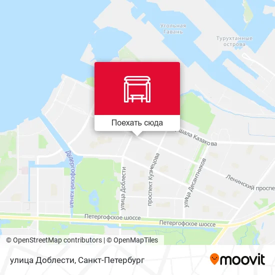 Карта улица Доблести