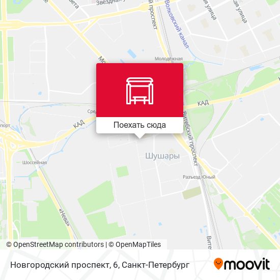 Карта Новгородский проспект, 6