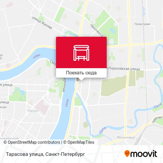 Карта Тарасова улица