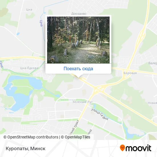 Карта Куропаты