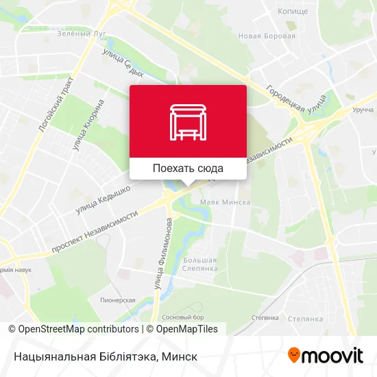 Карта Нацыянальная Бібліятэка