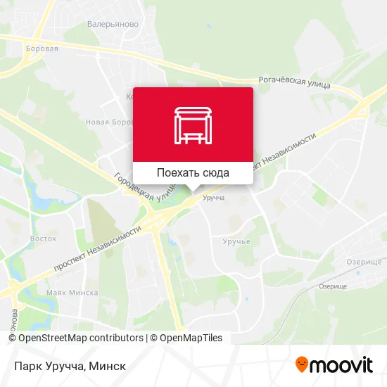 Карта Парк Уручча