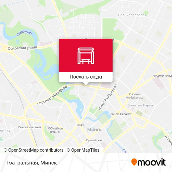 Карта Тэатральная