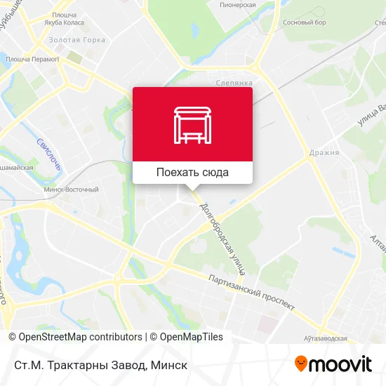 Карта Ст.М. Трактарны Завод