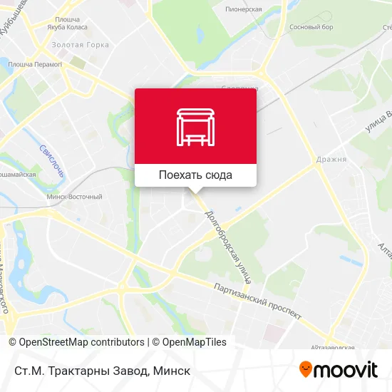 Карта Ст.М. Трактарны Завод