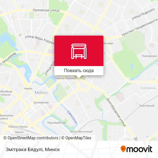 Карта Змітрака Бядулі