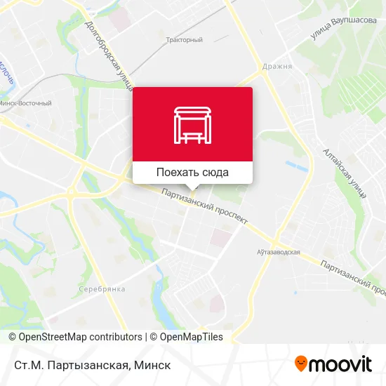 Карта Ст.М. Партызанская