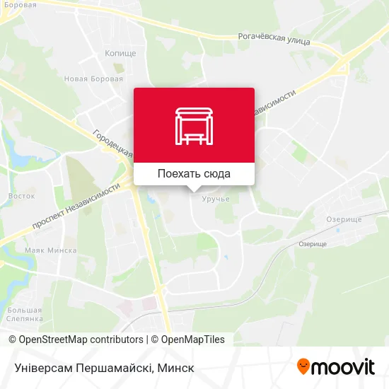 Карта Універсам Першамайскі
