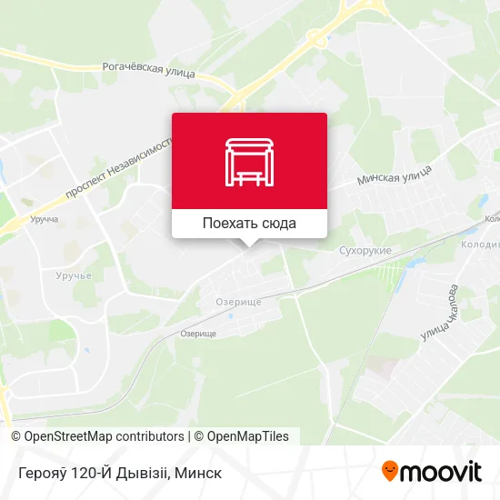 Карта Герояў 120-Й Дывізіі