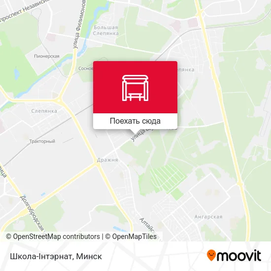 Карта Школа-Інтэрнат