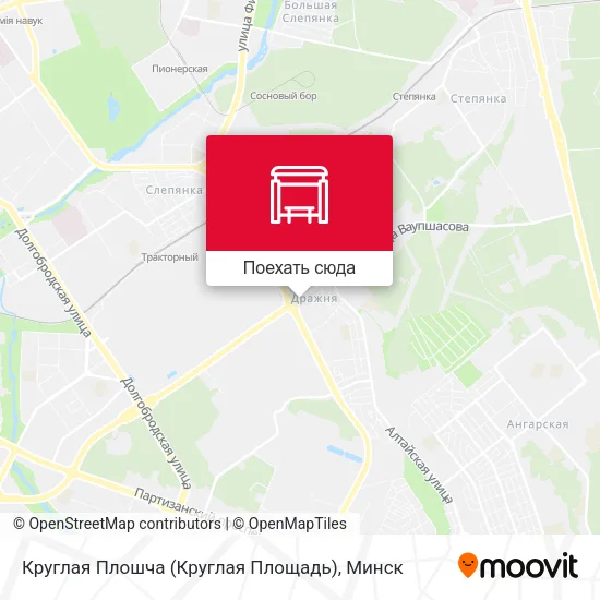 Карта Круглая Плошча (Круглая Площадь)