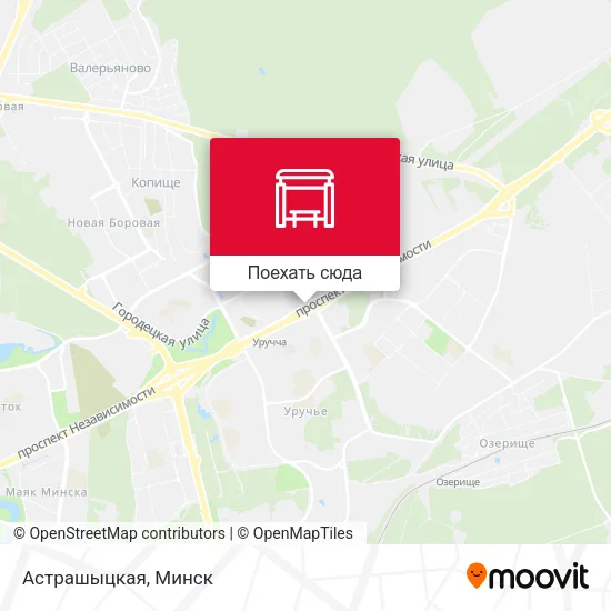 Карта Астрашыцкая