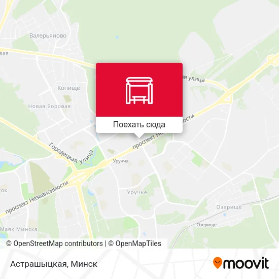Карта Астрашыцкая