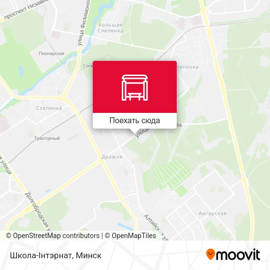 Карта Школа-Інтэрнат