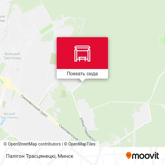 Карта Палігон Трасцянецкі