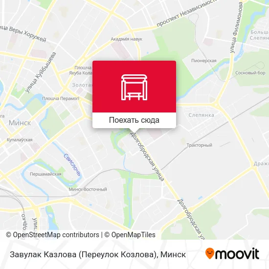 Карта Завулак Казлова (Переулок Козлова)
