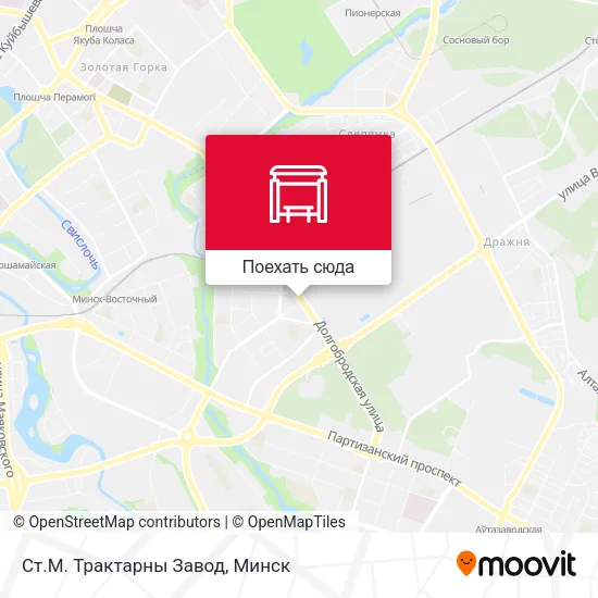 Карта Ст.М. Трактарны Завод
