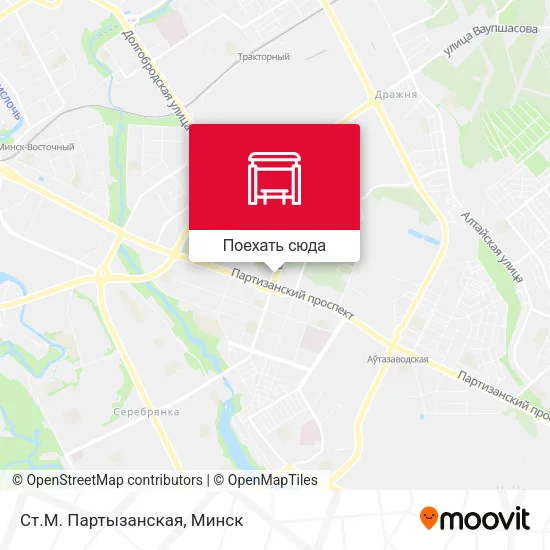 Карта Ст.М. Партызанская