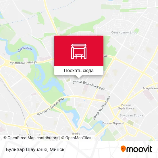 Карта Бульвар Шаўчэнкі