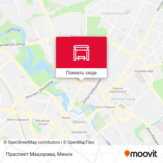 Карта Праспект Машэрава